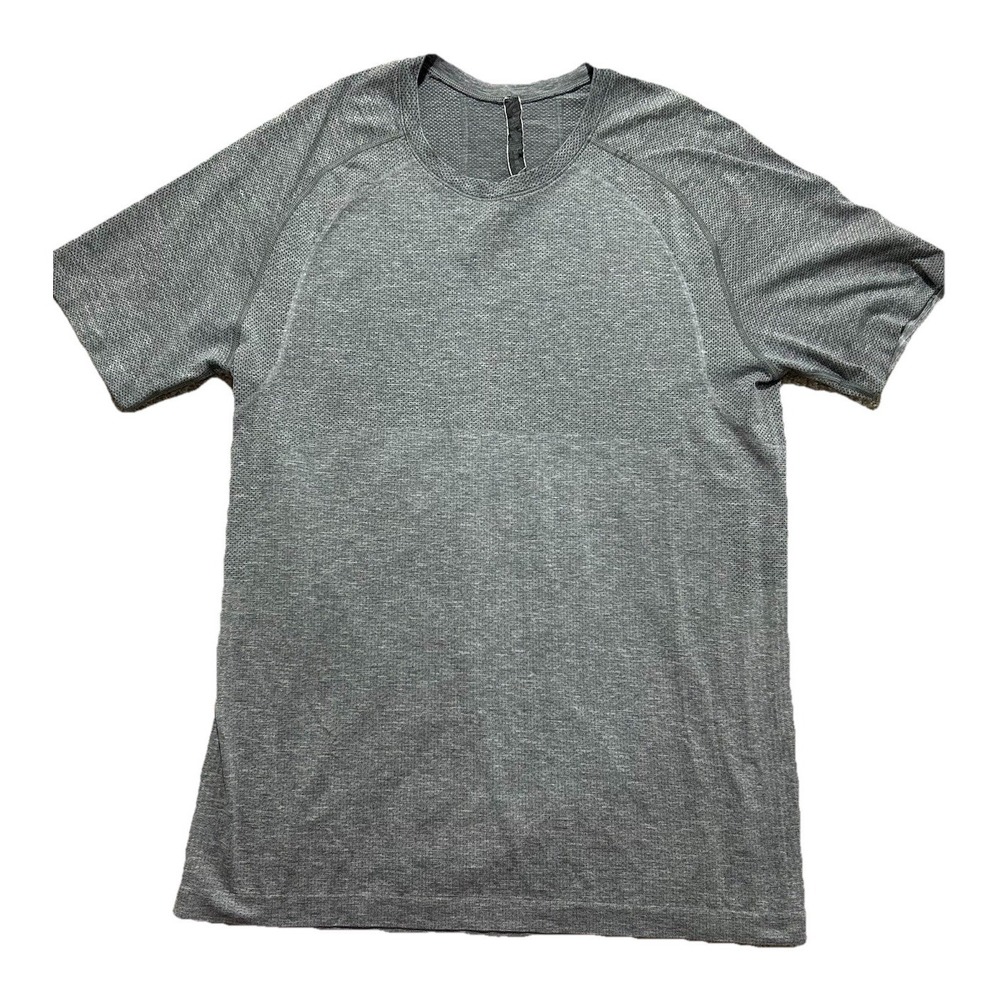 Lululemon Men's M Metal Vent Tech Short Sleeve Gray Performance Athletic Shirt